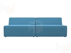 Диван прямой модульный Монс ( Амур голубой )