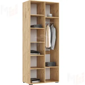  Ирис Шкаф 2-х ств.(900) (Браш Мени Грин, Дуб Крафт)