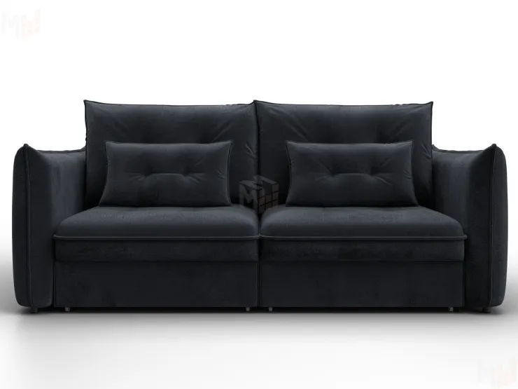 Диван прямой Лига-100 НПБ ( TOWER 11 темно-серый )