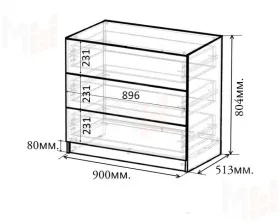 Серия детской мебели Пираты - комната №3