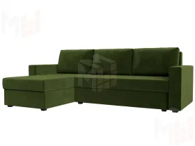 Угловой диван Траумберг Лайт левый угол (Зеленый)