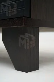 Комод Копенгаген (венге/черный матовый)