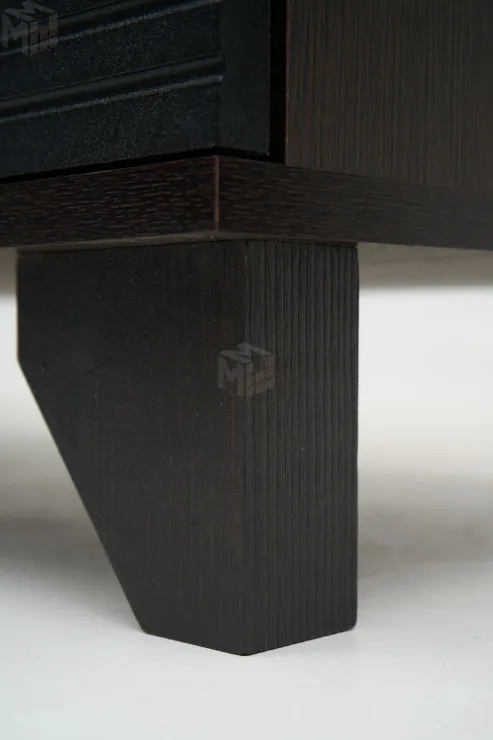 Комод Копенгаген (венге/черный матовый)