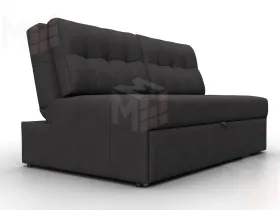 Диван прямой Лига-107 (140) ( JOLY 08 коричневый )