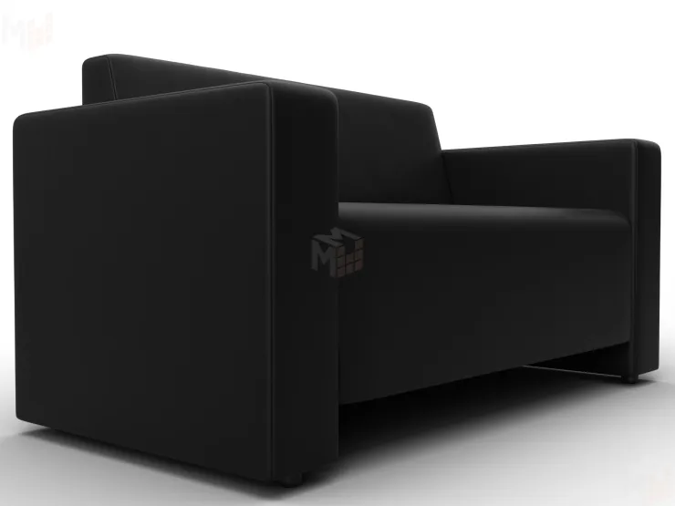 Диван прямой Лига-093 ( Черный )