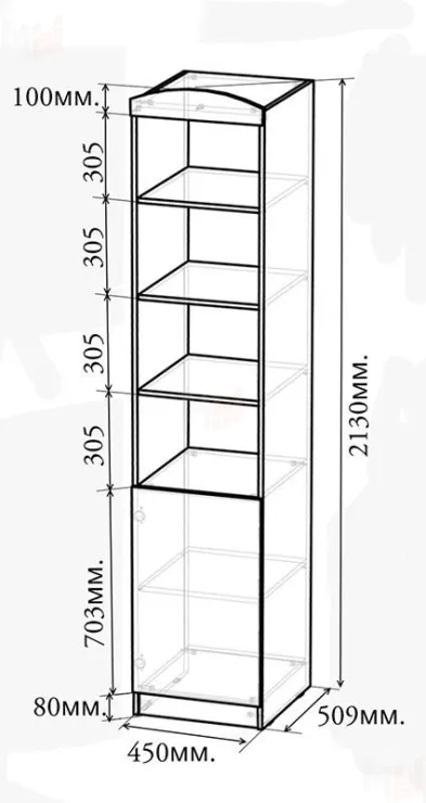 Серия детской мебели Пираты - комната №3