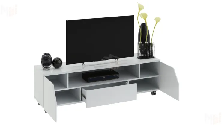 Тумба ТВ тип 4 Diamond (Белый глянец)