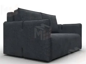 Диван прямой Лига-117 ( LAIM 26 темно-серый )