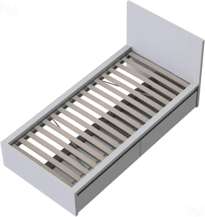 S00982 Варма Сэнгбокс комплект 2-ух выкатных ящиков, 100х61х26,5, белый