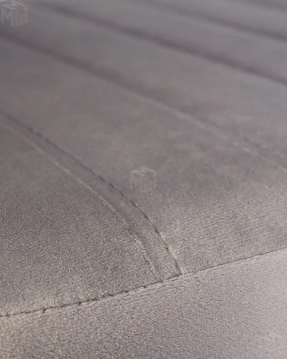 Стул барный DOBRIN CHARLY GOLD (серый велюр (MJ9-75))