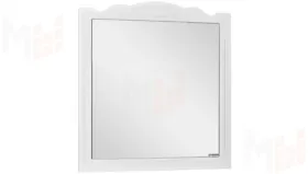 Зеркало Rich 105 см Белое Дерево