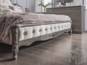 Кровать Мишель Лайт 180х200 см серый камень