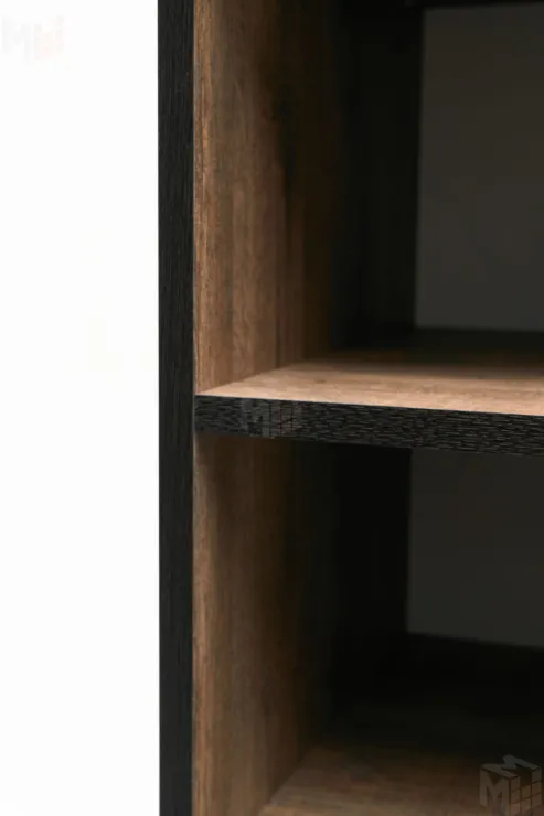 Пенал Копенгаген (венге/черный матовый)