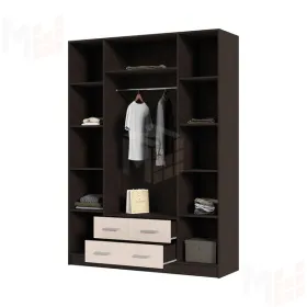 Шкаф 4х створчатый Гармония ШК-602М дуб белфорт венге