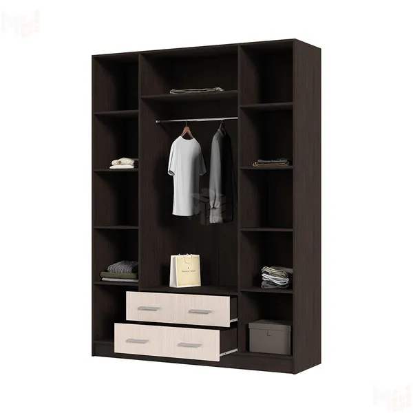 Шкаф 4х створчатый Гармония ШК-602М дуб белфорт венге