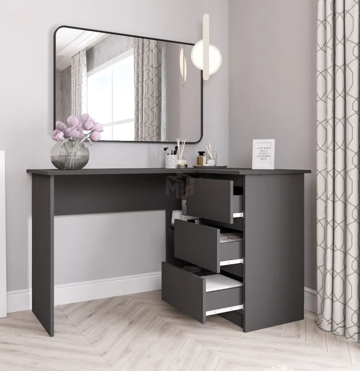 Стол письменный угловой Мори МС-16 графит