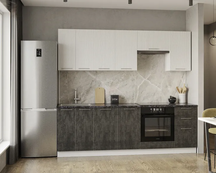 Абрис (Акация Белая, Бетон Тёмный)