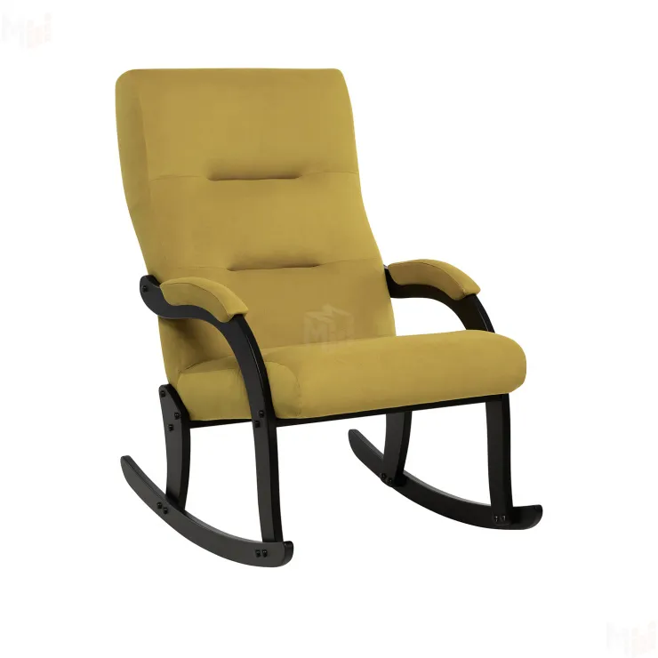 Кресло-качалка Leset Дэми (Венге/V28 желтый)