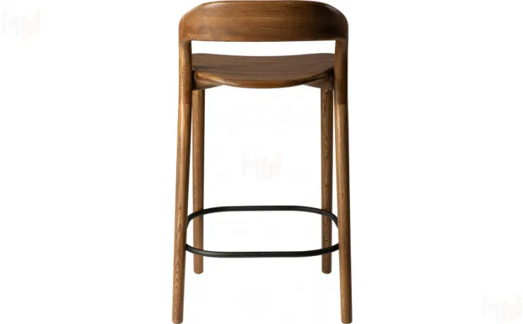 Стул полубарный деревянный из массива дуба Соул  Дуб темный