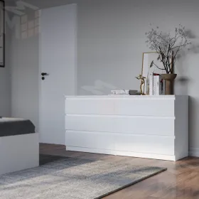 2.05.02.060.1 МАЛЬТА комод 6 ящиков 160х76 белый RU