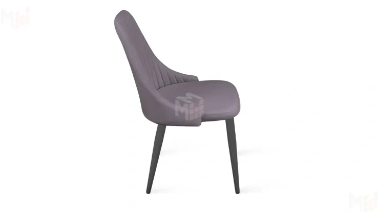 Стул Франк (конус) исп. 2 - ДП2-30 Графит/Микровелюр  Catania Lavender (лавандовый)