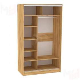 Шкаф-купе Strike 1200 Зеркало Дуб золотистый