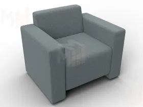 Кресло Лига-093 ( Амур 07 серый )