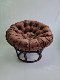 Подушка для кресла Папасан коричневая