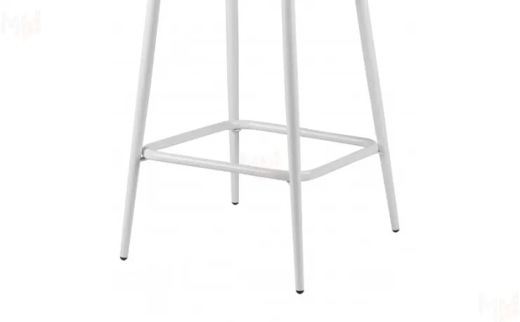 Полубарный стул Эйден Confetti coffee/белый