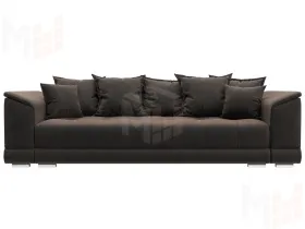 Диван прямой НордСтар НПБ ( SEVEN 727 коричневый )