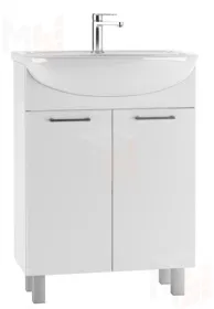 Тумба под умывальник "Уют 60" Контраст без ящика Айсберг