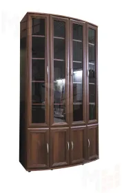 Шкаф для книг эркерный № 174