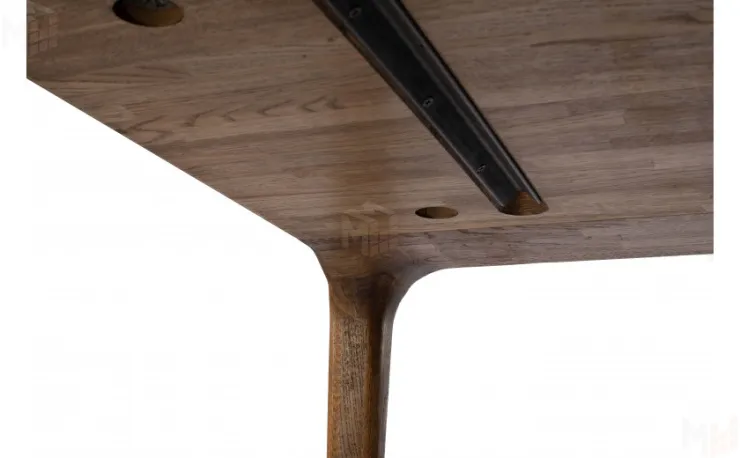 Стол деревянный из массива дуба Соул 180 Дуб темный