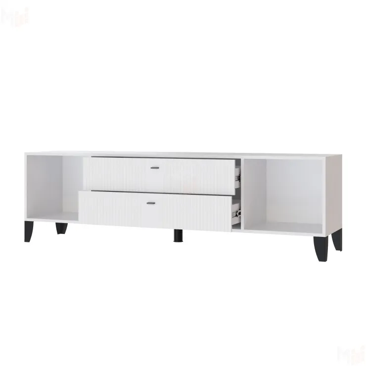 Тумба ТВ Парус-10 белый/белый снег