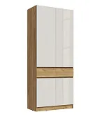 Шкаф Роджина 2-х створчатый (белый глянец)