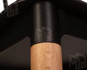 Стул обеденный DOBRIN THEO (ножки светлый бук, цвет черный (B-03))