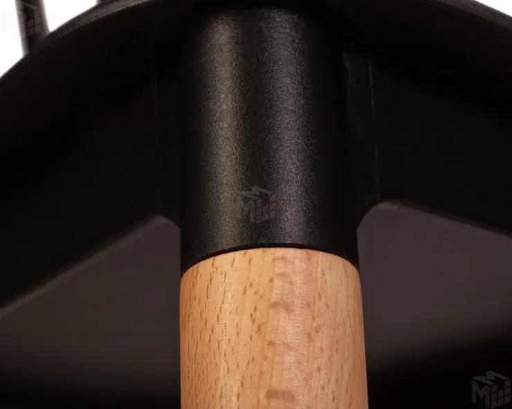 Стул обеденный DOBRIN THEO (ножки светлый бук, цвет черный (B-03))