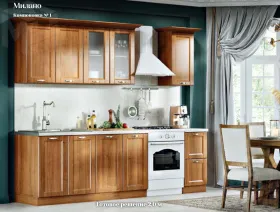 Кухня Милано 2,0 (компоновка 2) орех