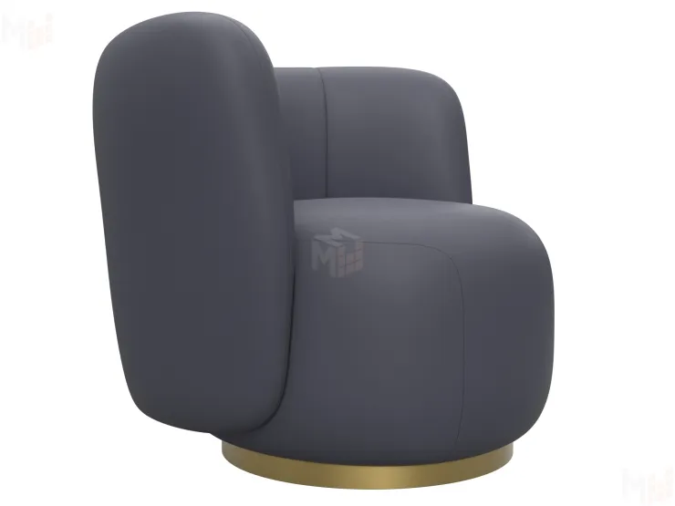 Кресло Лига-072 ( экокожа GRIFON 15 серый )