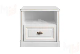 Тумба прикроватная детская Натали белый глянец