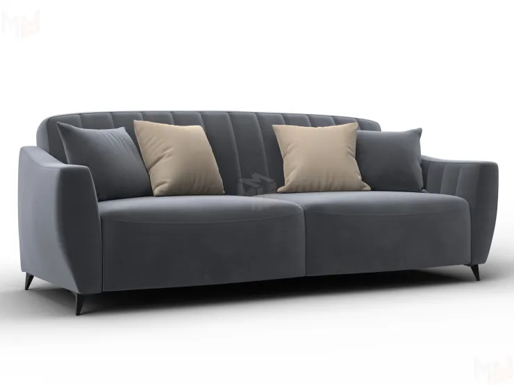 Диван-книжка Лига-095 НПБ ( SEVEN 17 серый )