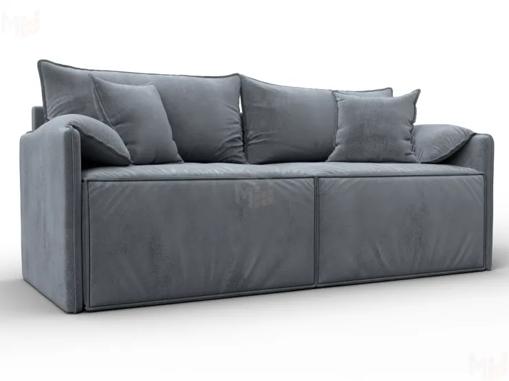 Диван прямой модульный Лига-106 ( TOWER 10 серый )