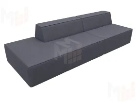 Диван прямой модульный Монс Модерн левый ( GRIFON 15 серый )