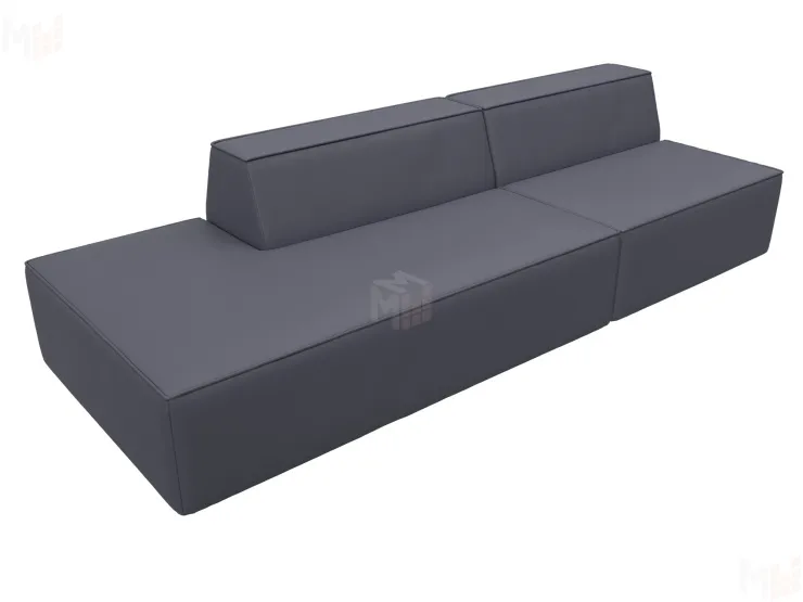 Диван прямой модульный Монс Модерн левый ( GRIFON 15 серый )