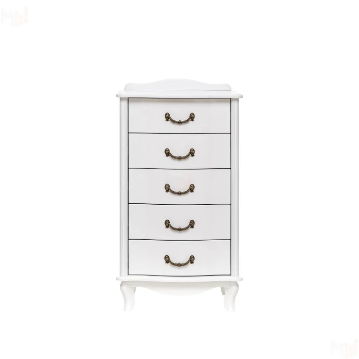 Комод Leset "Джульетта" узкий (5 ящ.) (Молочный дуб)