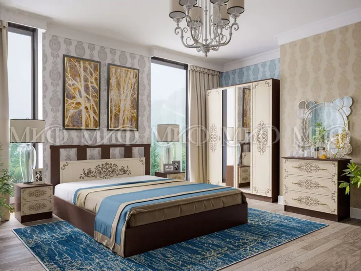 Шкаф 4-х створчатый Жасмин