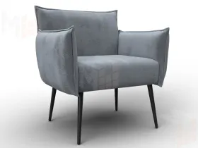 Кресло Лига-083 ( велюр TOWER 10 серый )
