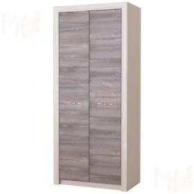 Шкаф Октава 2С с перегородкой (дуб клабхаус серый)