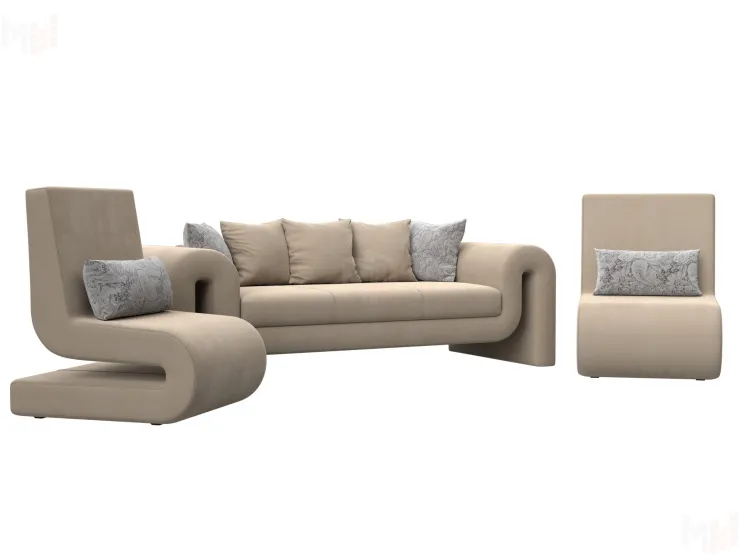 Набор Волна-1 (диван, 2 кресла)