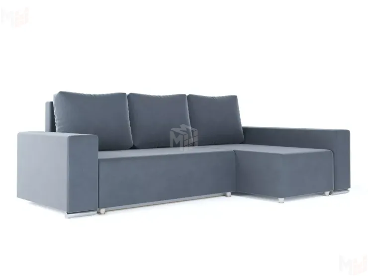 Угловой диван-кровать Маркиз Темно-серый